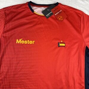 NWT Boomerang 2018 Russia World Cup ESP Red Soccer Jersey Medium (50)